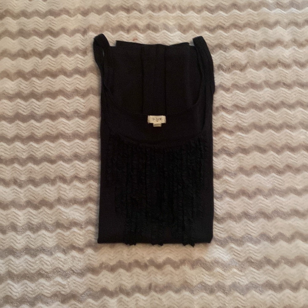 J. Crew Black Camisole with Embellishments Size XS